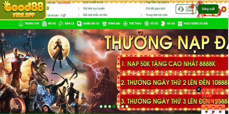 Tuân thủ điều khoản dịch vụ khi bạn tạo tài khoản trên Good88